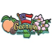 Georgia Magnet 2D Elements Wholesale Bulk