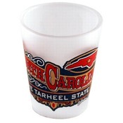 North Carolina Shot Glass 2.25H X 2" W Frosted Ban