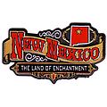 New Mexico Magnet 2D Banner Approximately 2"H X 4"