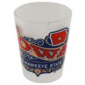 Iowa Frosted Shotglass- Banner