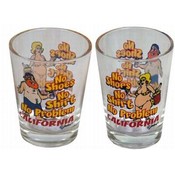 California Shotglass- No Shoes, No Shirt