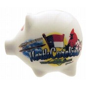 North Carolina Piggy Bank- Elements