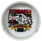Nebraska Ashtray- State Map