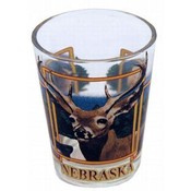 Nebraska Shotglass- Wildlife