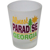 Georgia  Frosted Shotglass- Almost Paradise