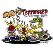 Tennessee 2D Magnet- Garfield Camping