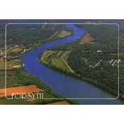 Forsyth, Missouri Postcard- Aerial