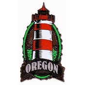 Oregon Magnet 2D Oval Lighthouse