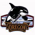 Oregon Magnet 2D Orca