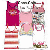 Screen Print Coca Cola Tank Tops