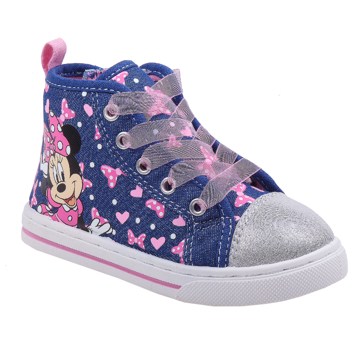 minnie mouse high top shoes