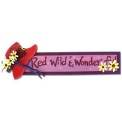 Wooden Red Wild And Wonderful Sign