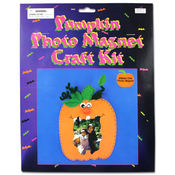 Pumpkin Photo Magnet Craft Kit (Makes One)