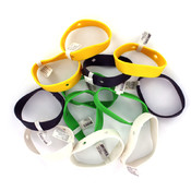 12 Pack 8 Inch Fun Rubber Bracelet