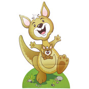 Large VBS Outback Kangaroo Stand-Up Decoration Wholesale Bulk
