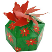 Poinsettia Gift Box