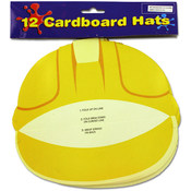 12 Pack Cardboard Construction Worker Hats
