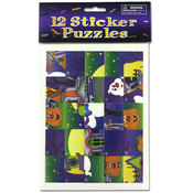 Halloween 25 Sticker Puzzle 12 Pack