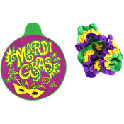 12 Pack Mardi Gras Elastic Arm Band