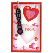 Valentine Zipper Pull On To/From Card