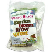 Word Brads Craft Supplies
