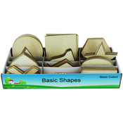 Wood Shapes 72 Piece Display