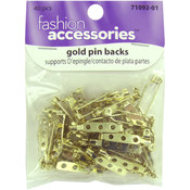 Gold Pin Backs