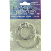 Round Metal Rim Vellum Tags