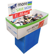 Houseware Dump Display with 200 Pieces Wholesale Bulk
