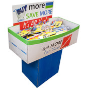 Stationery Dump Display with 200 Products Wholesale Bulk