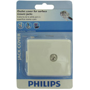Philips 6 Conductor White Jack Cover