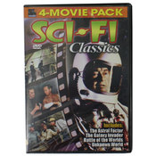 4 Pack Sci-Fi Dvds Astral/Galaxy/Battle/Unknown