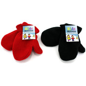 Kids Fleece Mittens, Assorted Colors