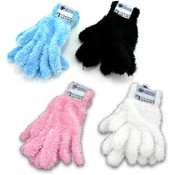 Synthetic Adult Feather Gloves
