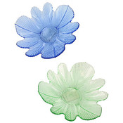Glass Flower Plate