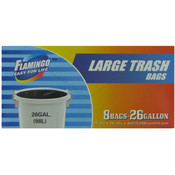 Trash Bags 8Ct 26Gal