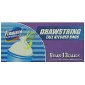 Tall Drawstring Bag 8Ct