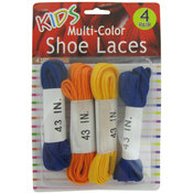 4Pair Shoelaces Multicolor