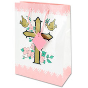 Medium Giftbag- Pink Communion