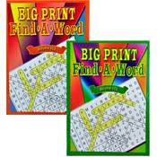 Big Print Find-A-Word Puzzle Book