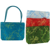 Gold Flower Handbag Ast