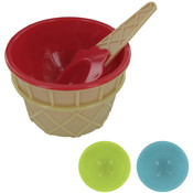 Icecream Cone Bowl&Spoon