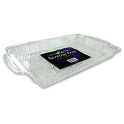 Rectangle Crystal Tray W/Handle