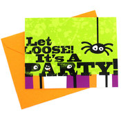 Hallmark Let Loose Spider 10 Pack Invites