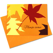 Hallmark Fall Leaves 10 Pack Invites