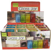 Color Jar With Lid 12 Pc Displ
