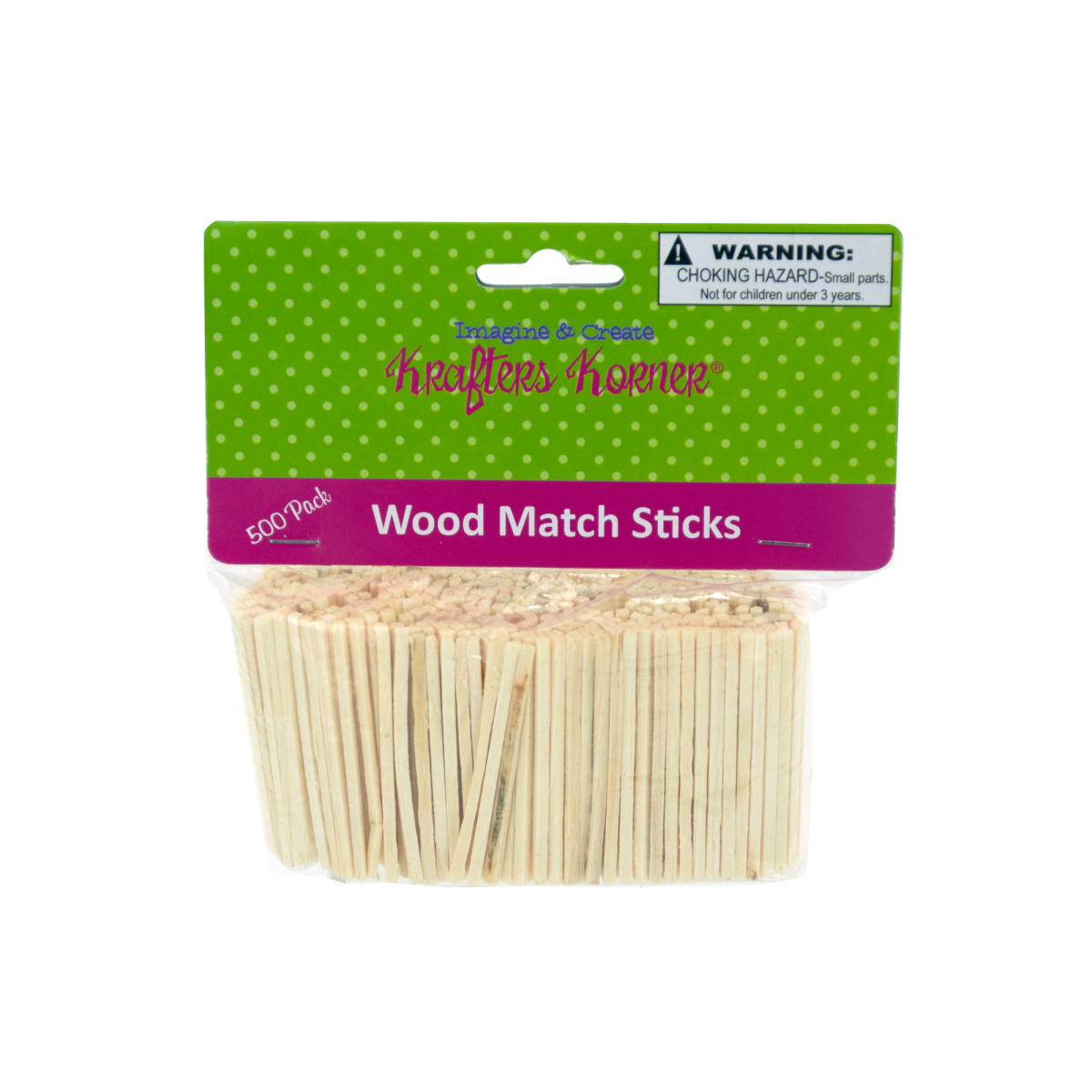 Wholesale Crafting Wood Match Sticks (SKU 697432) DollarDays