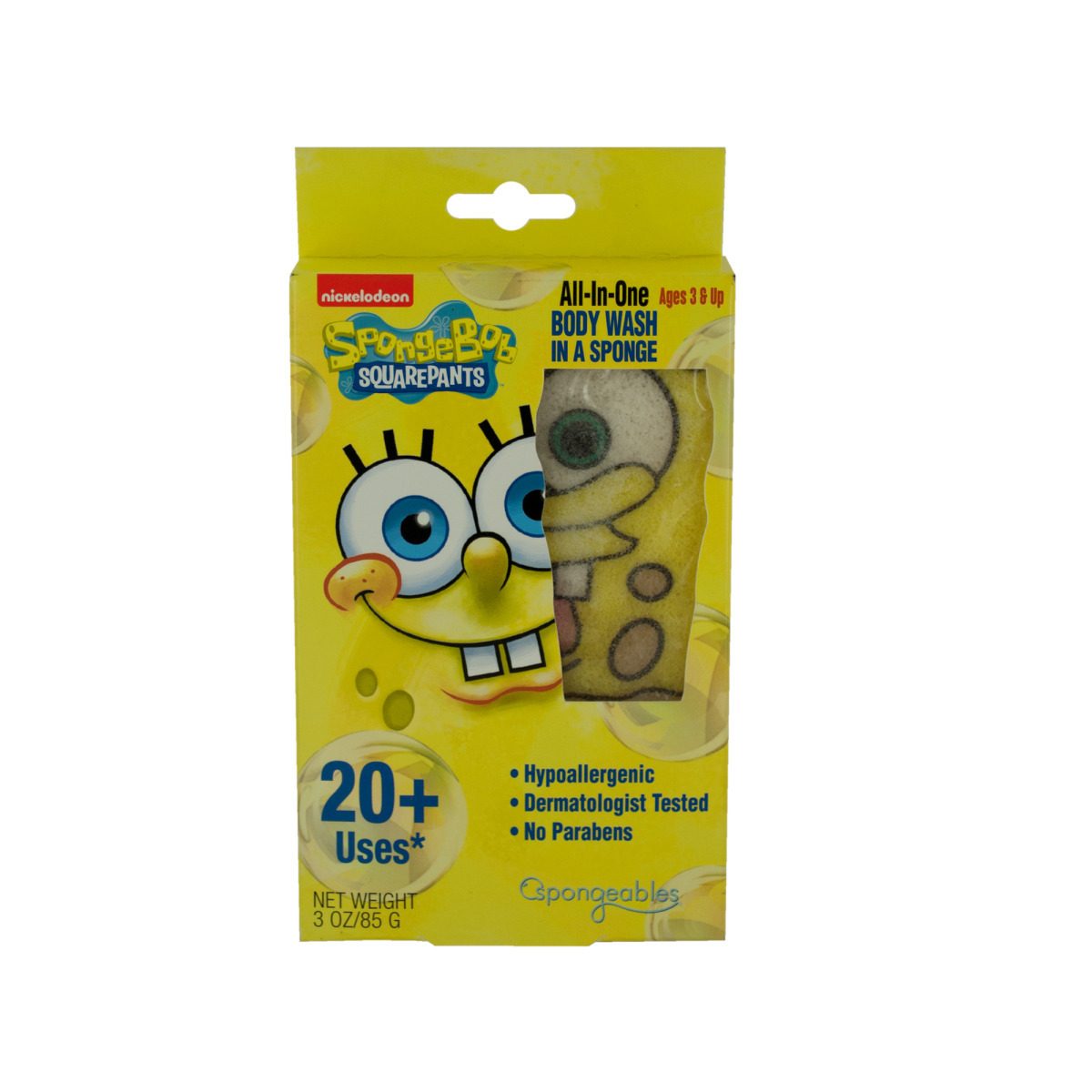 Wholesale SpongeBob Squarepants Body Wash Infused Sponge