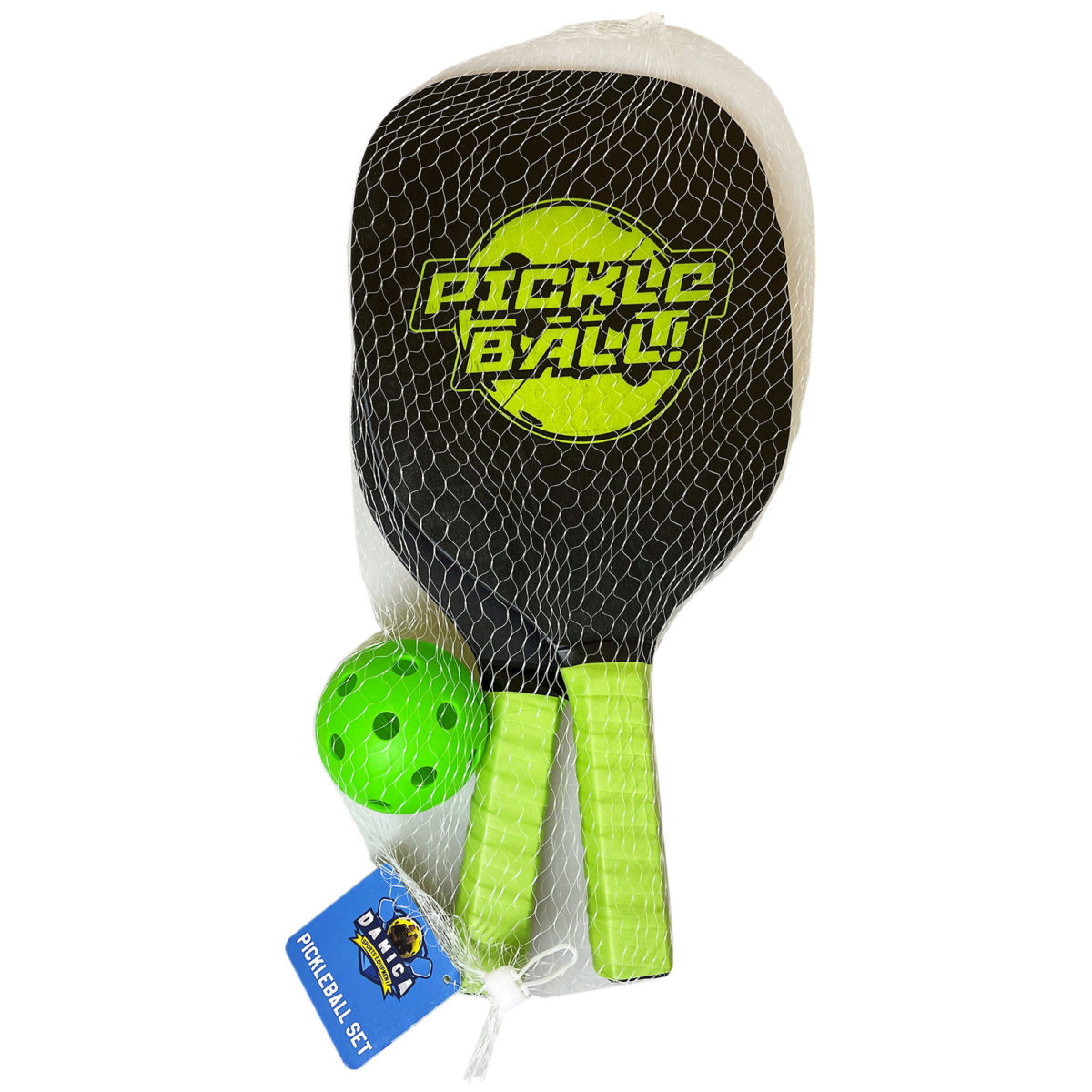 Wholesale 3Piece Green Pickle Ball Sets 15.55" x 7.67"