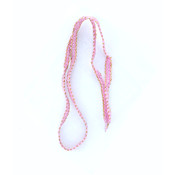 Pink and Gold Shoelaces, 1 Pair